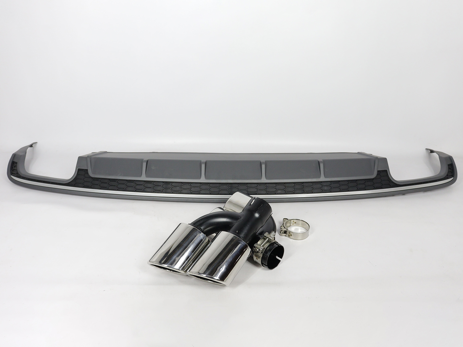 Audi A6 LIFT C7 2015-2018 Rear Diffuser S6 Style